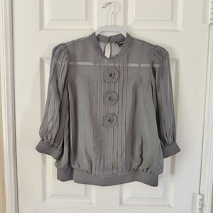 Cynthia Steffen 100% Silk Blouse Size 2